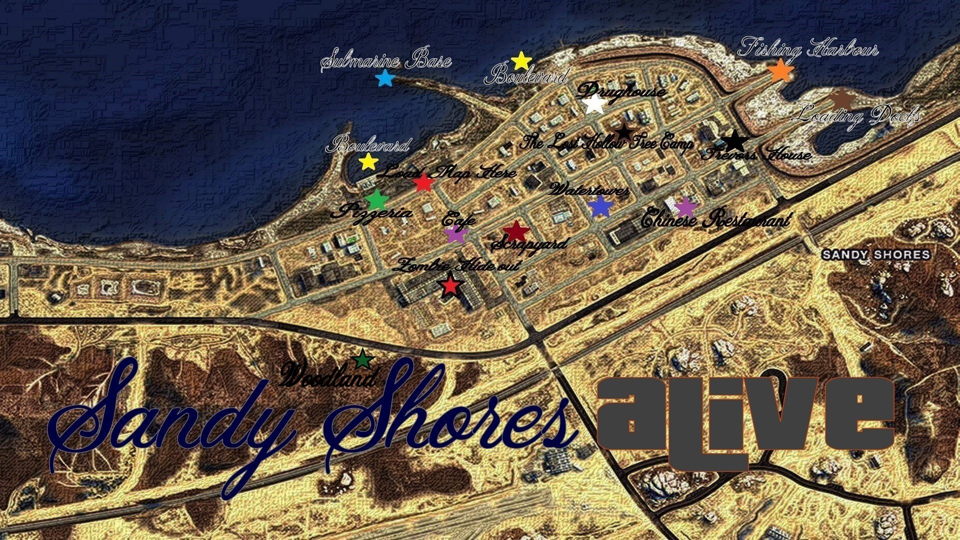 33 Gta V Map With Street Names Maps Database Source